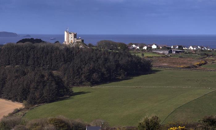 Roch Castle, View to St Brides Bay